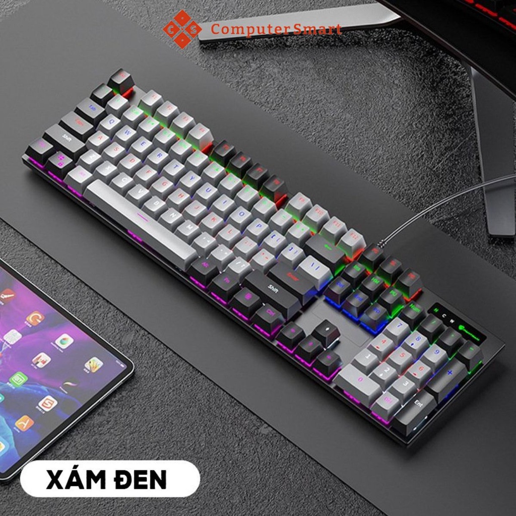 Bàn phím cơ, bàn phím chuyên chơi game Pantsan PK200, Đèn Led, phím ...