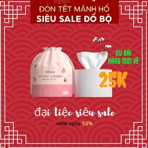 Khăn lau mặt khô đa năng tẩy trang dùng một lần mềm mại Animerry nội địa trung