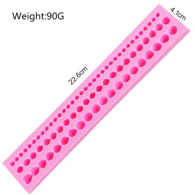 Khuôn Silicone Tạo Hình Làm Bánh Kẹo Hình Vòng cổ Ngọc Trai 3D