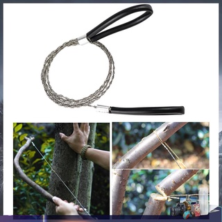 Dây xích cưa khẩn cấp thép không gỉ có tay cầm bằng nhựa chất lượng cao dụng cụ sinh tồn tiện lợi đa năng
