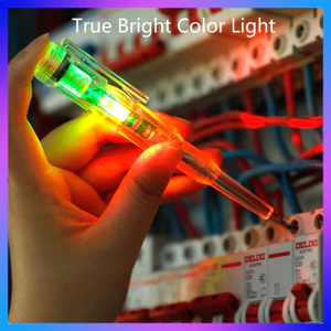 Bút Thử Điện Không Cần Chạm Có Đèn LED Hai Màu