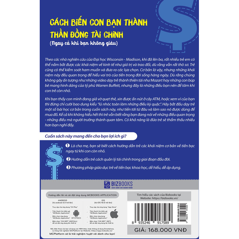 Ảnh Sách - Cách Biến Con Bạn Thành Thần Đồng Tài Chính (Ngay Cả Khi Bạn Không Giàu) Mcbooks 2