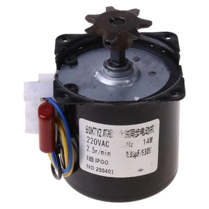 Mya Trứng Turner Động Cơ Đồng Bộ Động Cơ Bàn Xoay Động Cơ Điện Turner Động Cơ Tumbler Cup Rotator 220V AC 2 5r phút