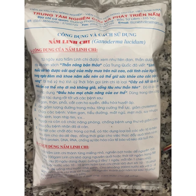 Nấm Linh chi thái lát 100g