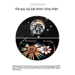 Kim Cương Nhân Tạo Moissanite Nhật bản hàn quốc đơn giản Kim cương 925 mu-sang hàng Kim cương nhẫn thời trang thời trang nhẫn nữ trang thời trang cao cấp mới quà tặng sinh nhật bạn gái của valentine — ảnh 8