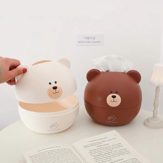 Hộp Đựng Giấy Ăn - Hộp Hình Gấu Cute, Dễ Thương