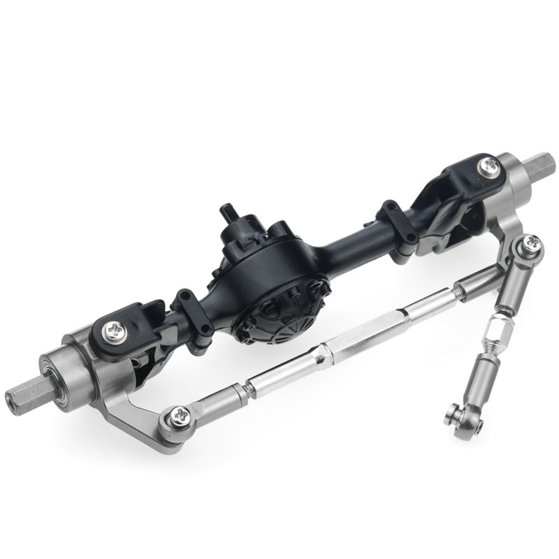 Bộ cốc lái bằng kim loại cho WPL C14 C24 C34 C44 B14 B1 B16 B24 B36 MN D90 D91 MN99S Phụ tùng xe RC, Titan