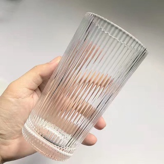 Bộ 6 Ly thủy tinh sọc 250ml và 360ml ,cốc thủy tinh chịu nhiệt dùng để uống trà, cafe, sinh tố