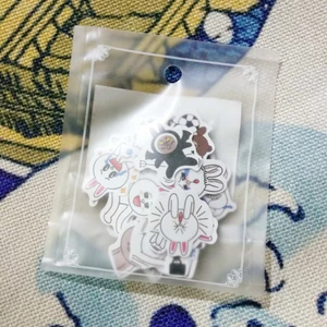 Set sticker gấu Brown và thỏ 37 tấm mini