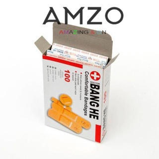 AMZO_HỘP 100 MIẾNG BĂNG KEO CÁ NHÂN - BĂNG GẠC Y TẾ GIÚP BẢO VỆ CÁC VẾT THƯƠNG NHỎ, VẾT TRẦY XƯỚC