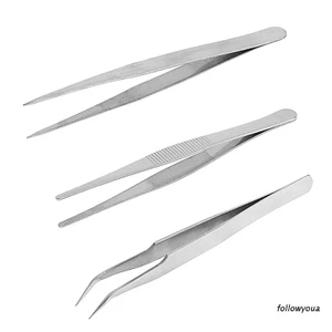 Bộ 3 nhíp sửa chữa điện tử bằng thép không gỉ chất lượng