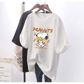 Áo Phông Thun nữ nam unisex form rộng tay lỡ chất liệu cotton thoáng mát in hình SCUBIDU