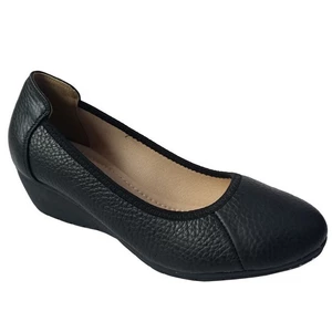 Giày búp bê da bò thật BIGGBEN cao 4,5cm HKD344