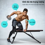 OneTwoFit Ghế tập tạ đa năng gập bụng chống đẩy tập gym đa năng có thể gấp lại — ảnh 3