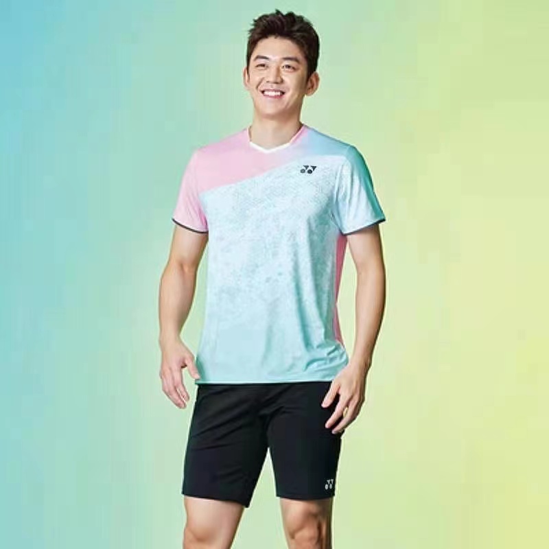 Áo Thun Thể Thao Tay Ngắn Yonex Nhanh Khô Thời Trang Cho Nam Và Nữ