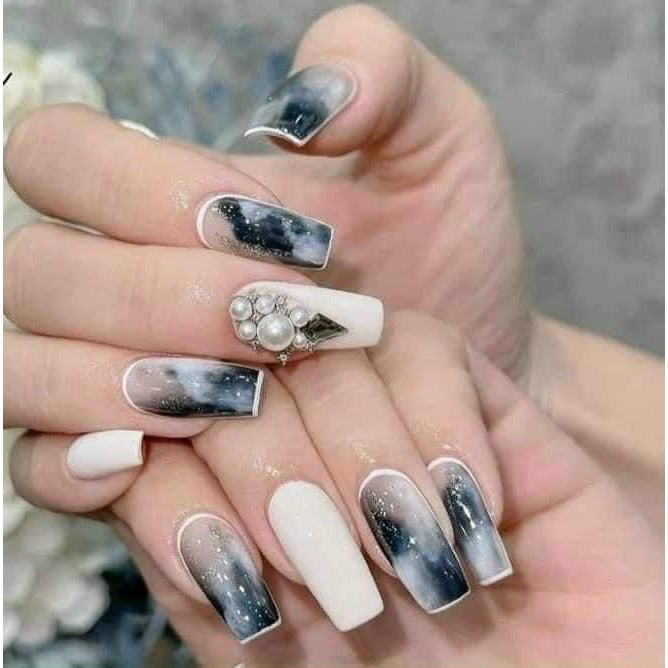 [GÍA TỐT] Cồn loang đen, trắng gạo B281 trang trí móng chuyên dụng làm nail chai 15ml