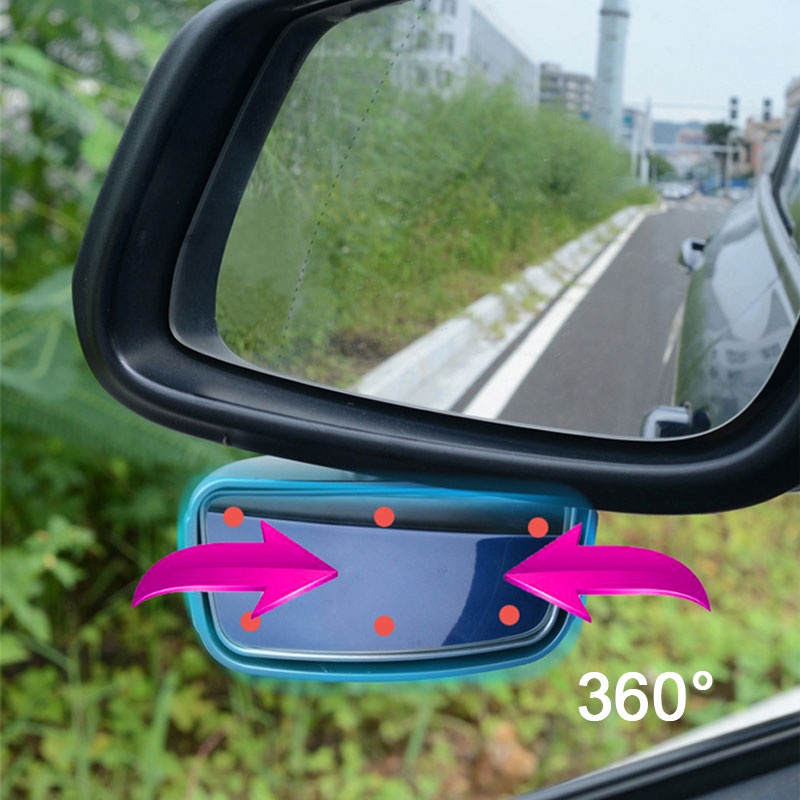 SEAMETAL Gương Chiếu Hậu Góc Rộng Xoay 360 Độ Tùy Chỉnh Tiện Dụng Cho Xe Hơi