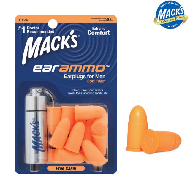 Ảnh Hộp 7 đôi nút bịt tai chống ồn Mack's Ear ammo dùng cho ngủ ngon 1