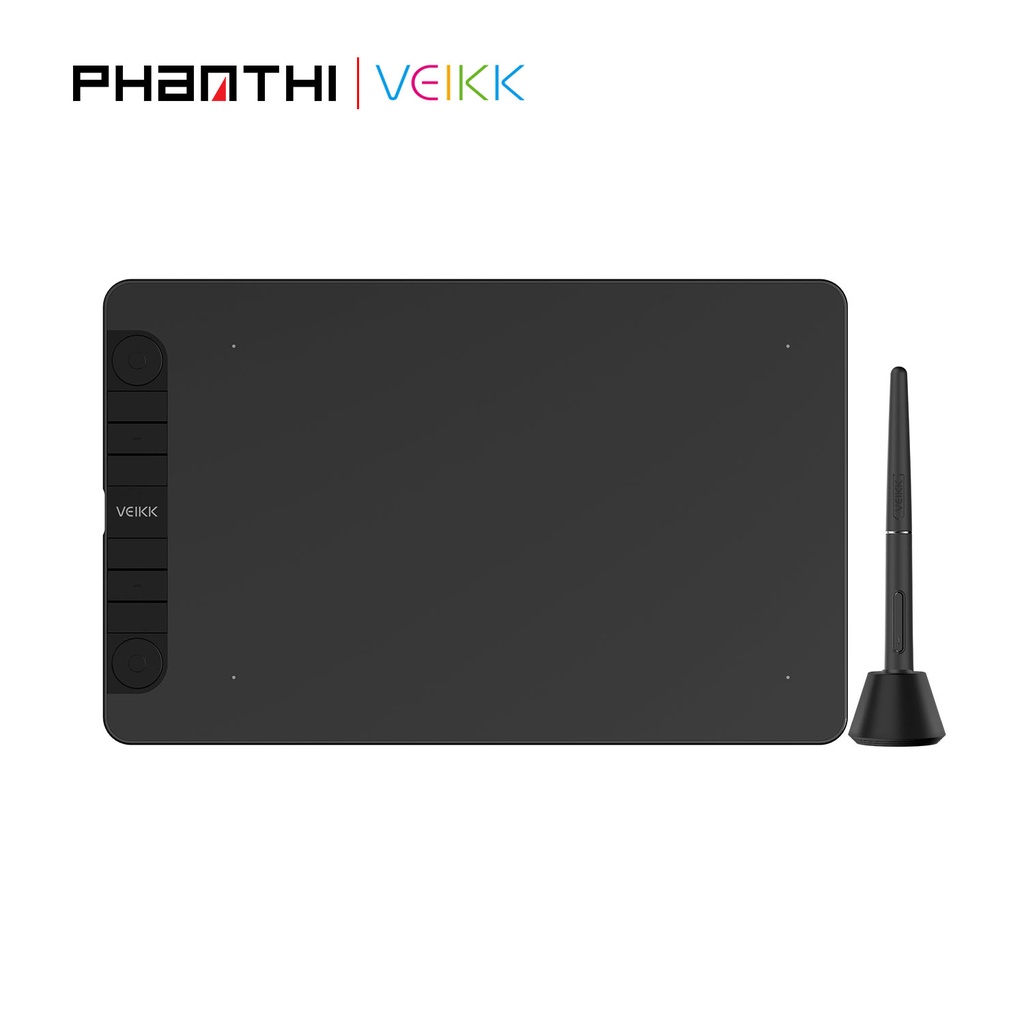 Bảng Vẽ Điện Tử VEIKK VK1060 PRO Android 2 Vòng Xoay Dial Đa Năng Cảm ...