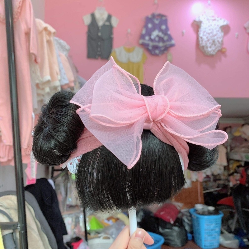 [HÀNG SẴN] Tóc giả kèm turban xinh yêu cho bé