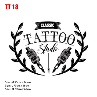 Decal dán làm đẹp Tattoo Studio, thu hút khách hàng tạo điểm nhấn cho tiệm, tăng doanh thu P2