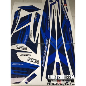 Tem Exciter 150. Tem rời RC 2016, xe đen dán tem xanh GP. Xe màu khác vui lòng inbox