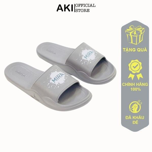 Ảnh Dép Xốp Quai Ngang Cao Cấp Mira Fl Xám Thể Thao Nam Nữ Dẻo Nhẹ Thời Trang - Mf001 1