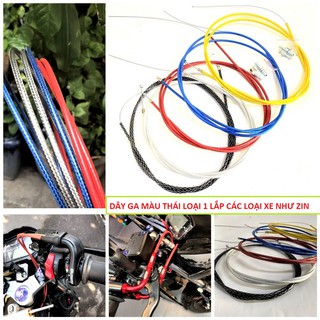 DÂY GA MÀU DOMINO ĐỘ XE MÁY ĐẲNG CẤP HÀNG THÁI LAN LÊN GA CỰC NHẸ