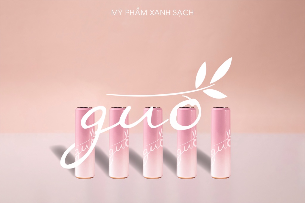 Mô tả Son Dưỡng Hồng Dâu An Toàn Bà Bầu GUO - Rose Touch Lip Balm 5gr - 4