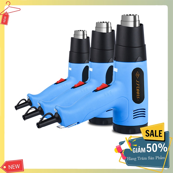 Máy khò nhiệt, máy khò hơi nóng DORON 2200W đa năng bọc giỏ quà, dán decal, đóng seal