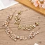 JVSUB Cô Dâu Hoa Băng Đô Quấn Tóc Hoa Mũ Đội Đầu Phụ Kiện Cưới Nữ Mũ Đội Đầu Tiara Cô Dâu