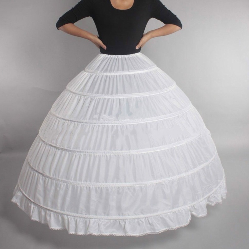 Mis Petticoat Crinoline Slips Phụ Kiện Cưới Vòng Váy 50 Vintage Puffy Dưới Váy Chữ A Ruffle Lớp Nàng Tiên Cá