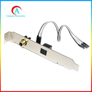 [Card âm thanh kỹ thuật số đồng trục cáp quang 24Bit 192KHz RCA đồng trục cho PC