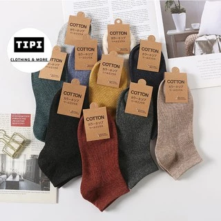 Tất trơn cao cấp thấp cổ ulzzang G2-06