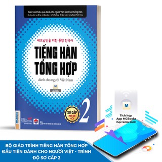 Sách - Tiếng Hàn Tổng Hợp Dành Cho Người Việt Nam Trình Độ Sơ Cấp Tập 2 - Bản Đen Trắng