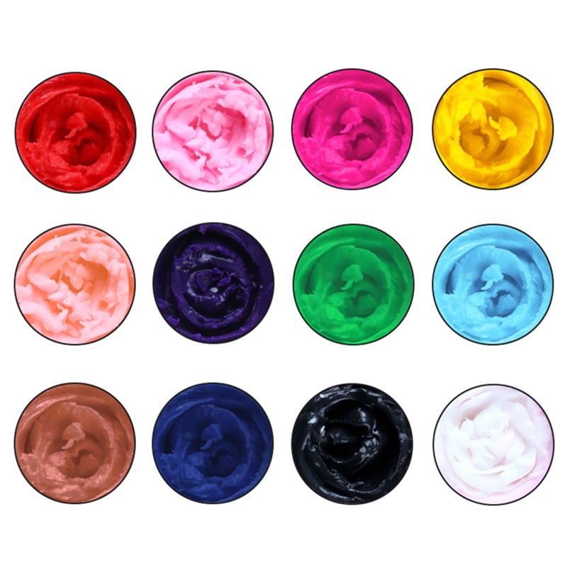 ⚝⚝Richh 12 Màu Bộ Móng Tay Khắc Gel Vẽ DIY Làm Móng Tay Hoa