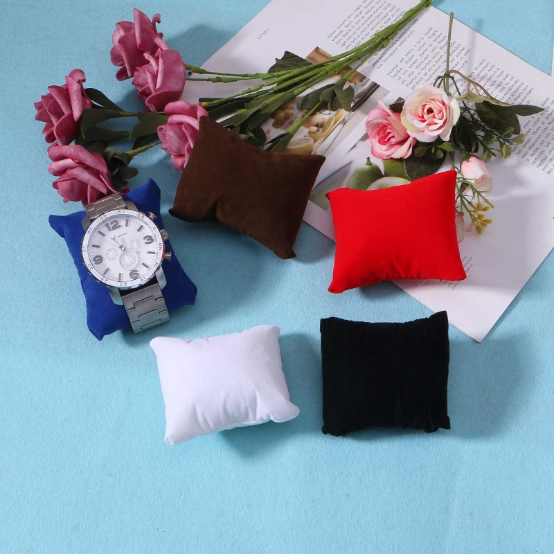 Kin 10 Chiếc Nhung Vòng Tay Gối Nhiều Màu Trang Sức Gối Đồng Hồ Vòng Tay Đệm