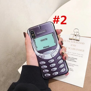 Ốp lưng mềm hình điện thoại Nokia cũ cao cấp cho iPhone 6 6S 7 Plus X 16 pro max a271