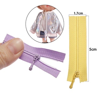 Risedot 5 Cái / bộ Dây Kéo Mini Chất Lượng Cao DIY Quần Áo Phụ Kiện 20 Màu Handmade May Thêu Sò