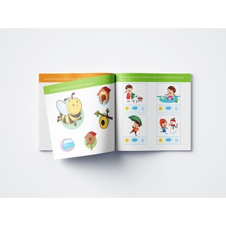 Sách - Combo 4 cuốn Sách tự xóa: Bé học toán – Toán tư duy – Bé học phép trừ - Phép so sánh (tặng kèm bút)