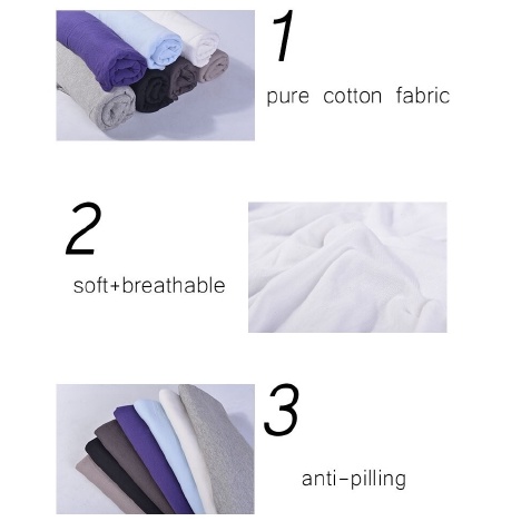 Vải Jersey Đan 100% Vải Cotton Chải Mỏng Có Thể Nhìn Xuyên Qua Cho Mùa Hè Chống Nắng Quần Áo 50x155cm A0116