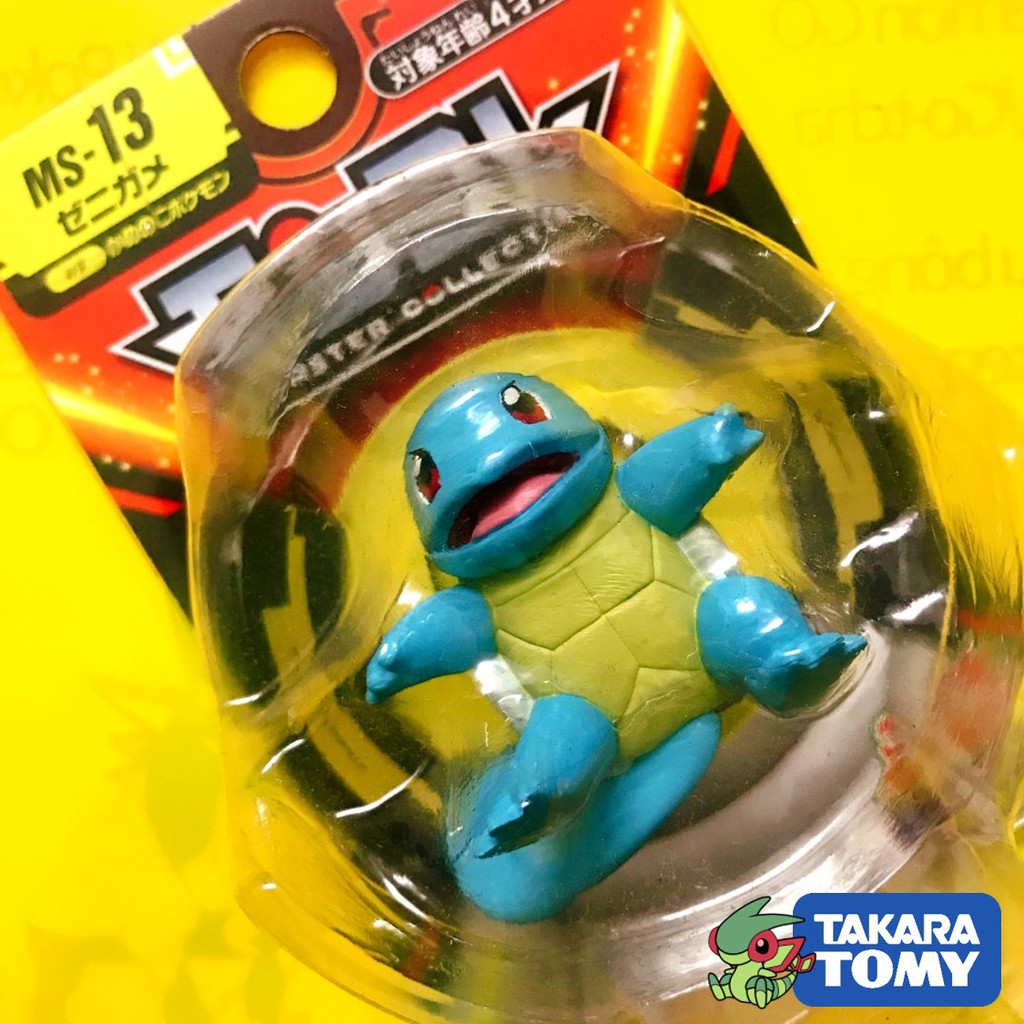 Mô Hình Pokemon Squirtle chính hãng Takara TOMY Nhật Bản Standard Size 4cm  - Pokemon Figure Moncolle - PokeCorner