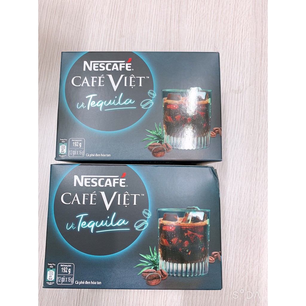 Hộp cà phê hòa tan Nescafe Cafe Việt Vị Tequila Hộp 12 gói x 16g Shopee Việt Nam