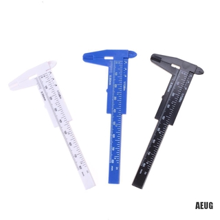 [Aiu] Dụng cụ đo thước đo thước đo Vernier trượt bằng nhựa 80mm