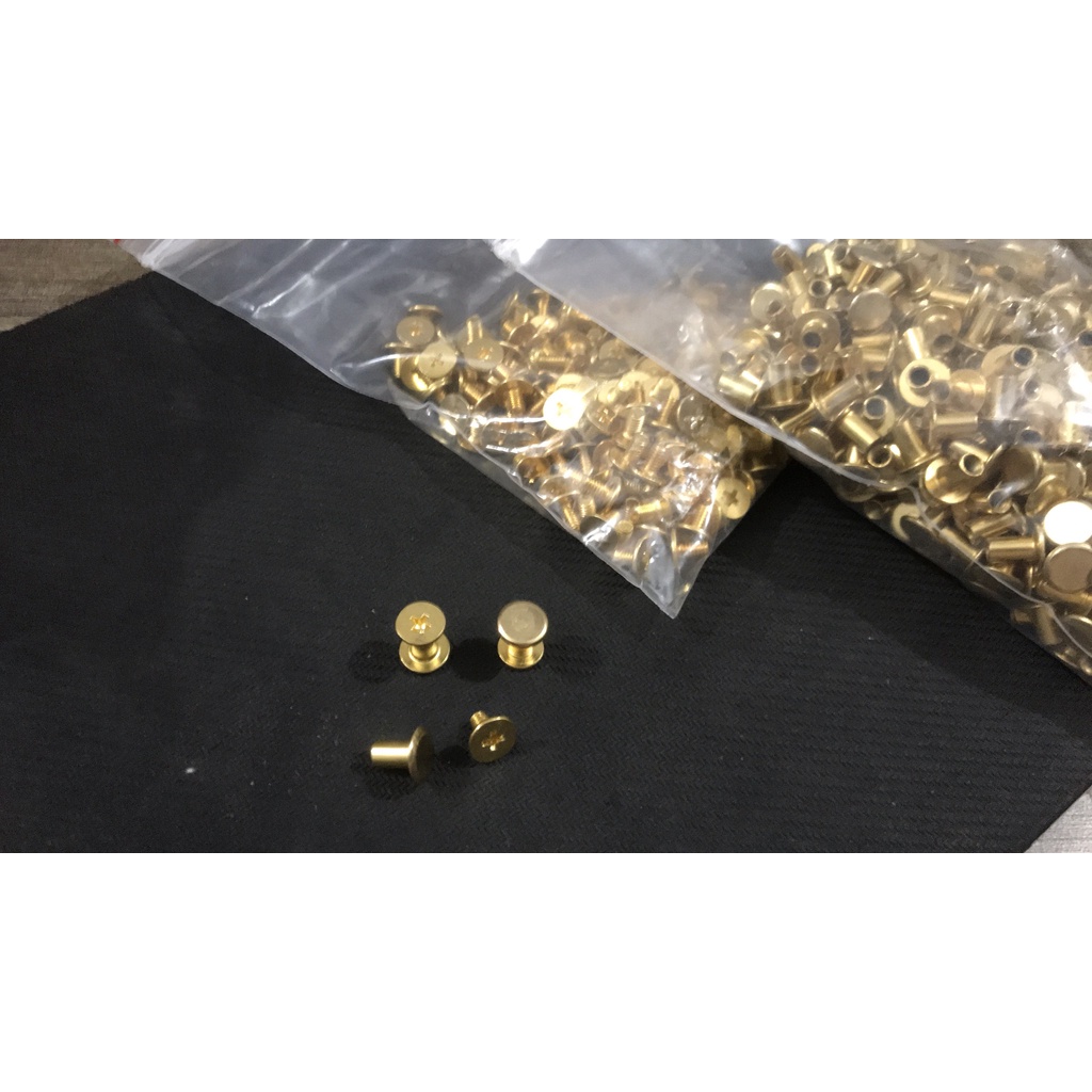 Set 100 bộ ốc vít đinh tán dây nịt túi xách Menu