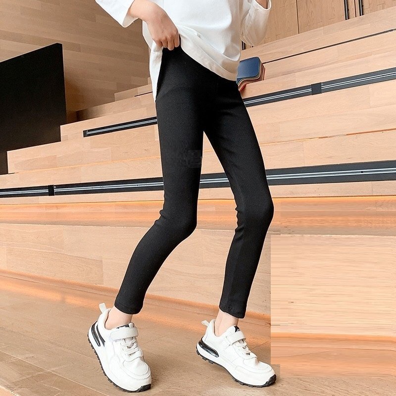 Quần Legging trơn cho bé gái size đại thời trang trẻ em BEESHOP D25084