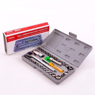BỘ DỤNG CỤ SỬA CHỮA ĐA NĂNG 40 MÓN CHO XE MÁY, OTO - DỤNG CỤ SỬA XE GIA ĐÌNH