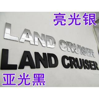 Nhãn dán thân xe Toyota LAND CRUISER logo kim loại phía trước