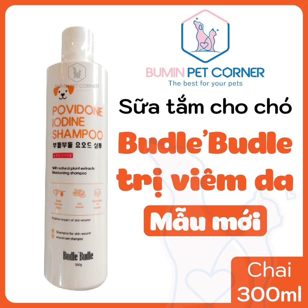 Sữa tắm viêm da cho chó Budle Budle chai 300ml | Shopee Việt Nam