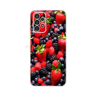 Ốp Điện Thoại Dẻo Họa Tiết Hoạt Hình Bươm Bướm Xanh Dương Cho Samsung Galaxy A13 Samsung A13 4G A 13 GalaxyA13 A135 SM-A135F